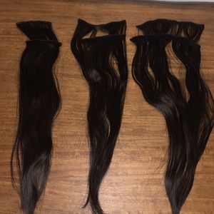 6 piece Clip in hair extensions